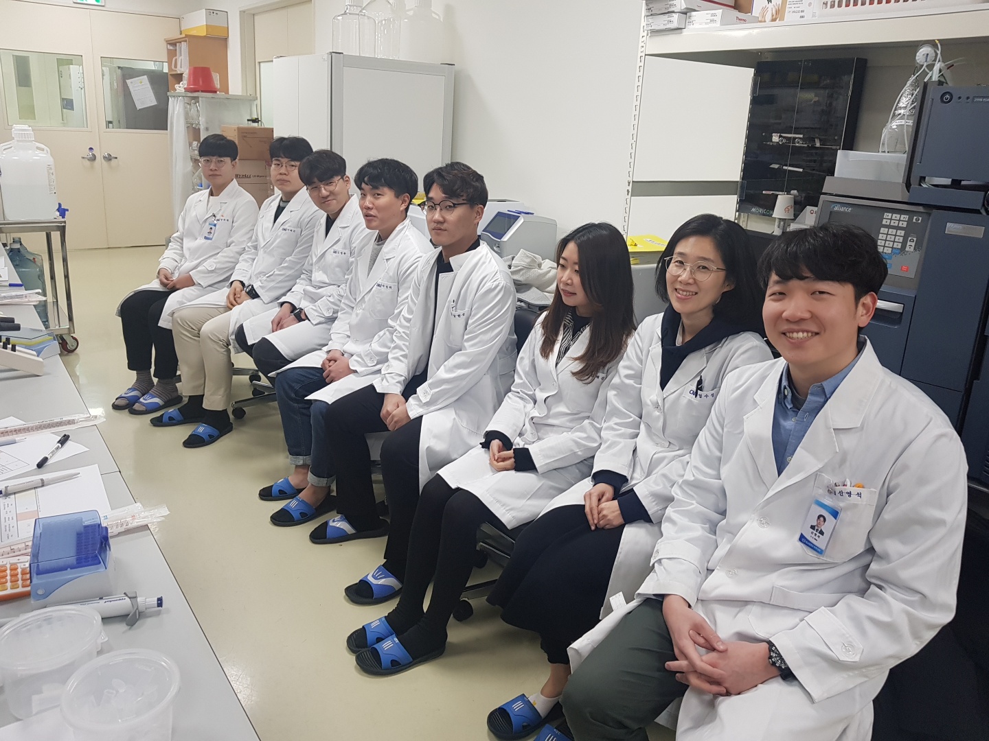 2019학년도 오송첨단의료산업진흥재단 바이오의약생산센터 실무실습1번사진